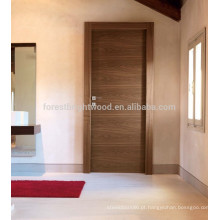 Quarto folheado projeto de porta de madeira nivelada